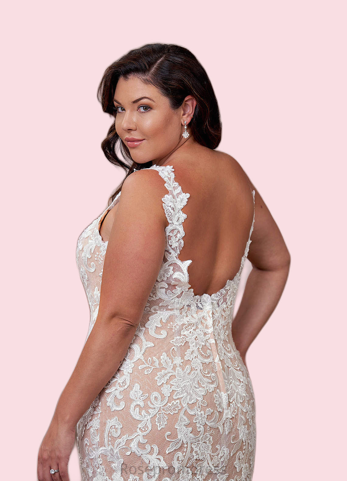 Sophie Mermaid Sequins Tulle Chapel Train Dress SRSP0020078