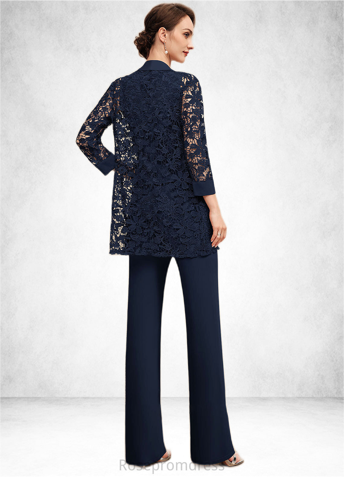 Giana Jumpsuit/Pantsuit Scoop Neck Floor-Length Jersey Mother of the Bride Dress SRS126P0014714