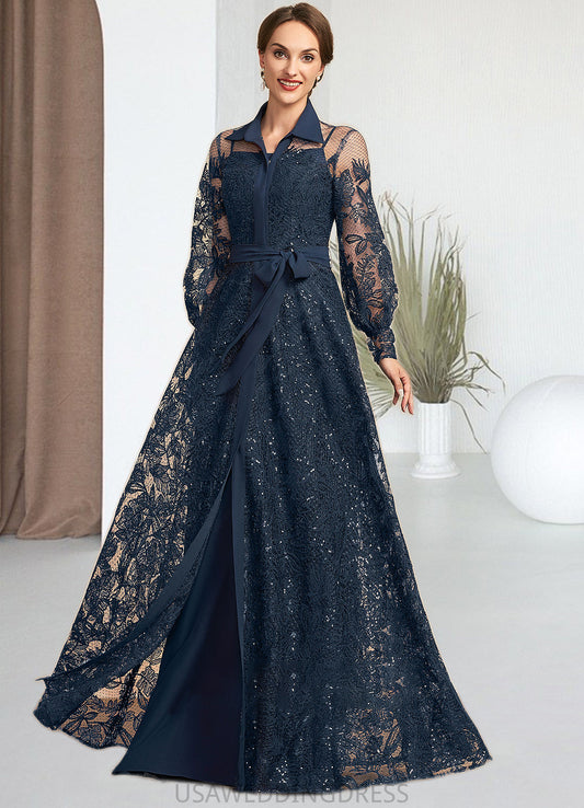 Norma A-Line Square Neckline Floor-Length Chiffon Mother of the Bride Dress DS126P0014818