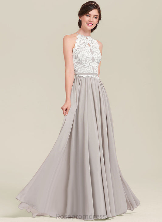 Neckline Length Floor-Length Scoop Straps&Sleeves Silhouette Fabric Lace A-line Haley Natural Waist A-Line/Princess Bridesmaid Dresses