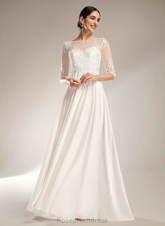 A-Line With Train Sequins Dress Chanel Wedding Dresses Illusion Sweep Wedding