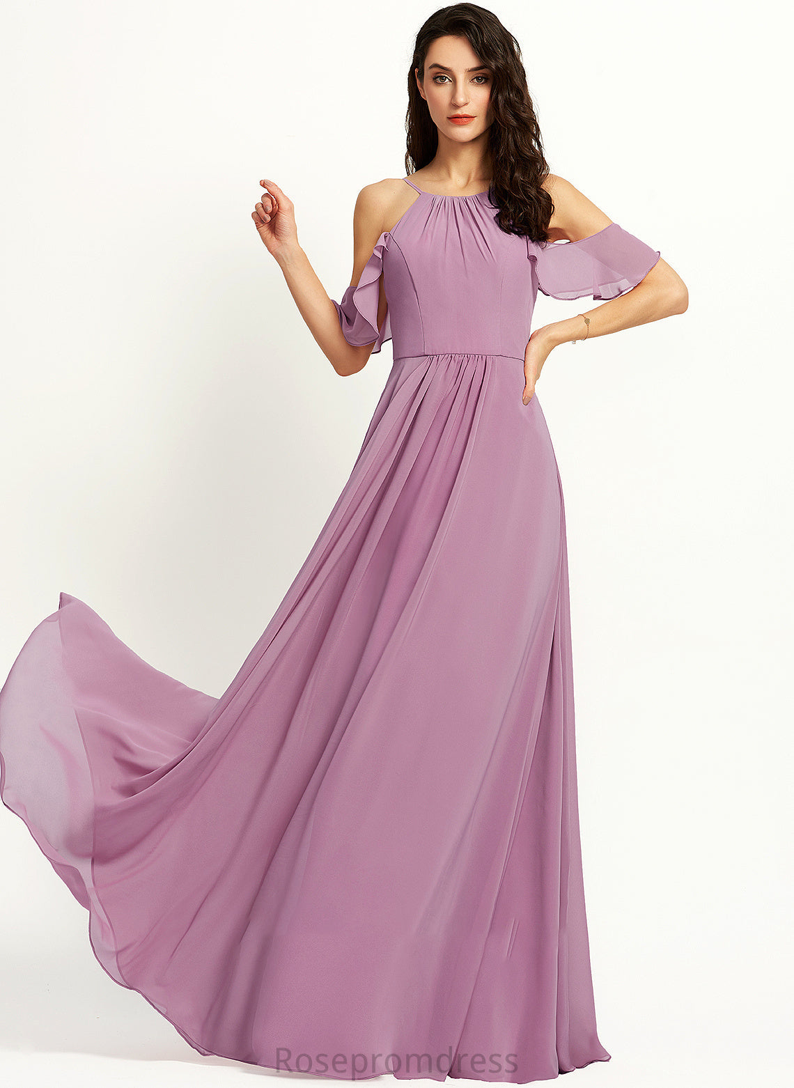 Embellishment Neckline A-Line Silhouette Floor-Length Fabric ScoopNeck Pockets Length Claudia Bridesmaid Dresses