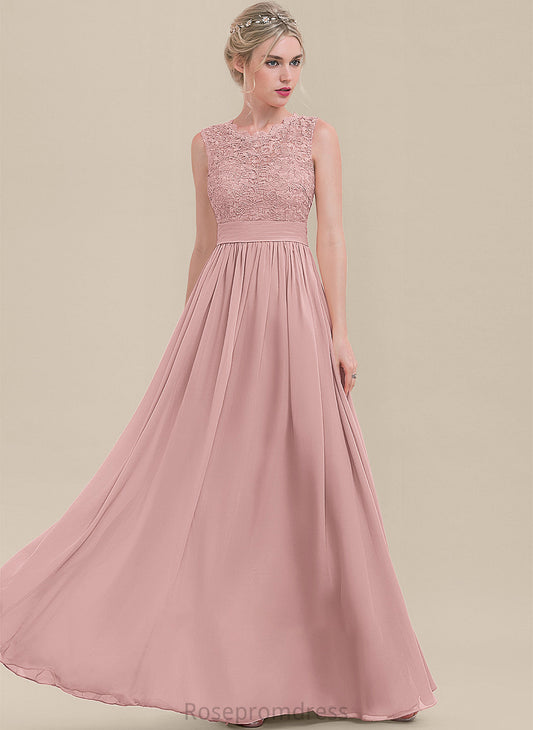 Fabric Silhouette A-Line ScoopNeck Neckline Embellishment Floor-Length Length Ruffle Alexia Scoop Sleeveless Bridesmaid Dresses
