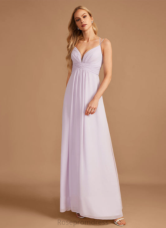 Fabric Neckline V-neck A-Line Length Embellishment Ruffle Floor-Length Silhouette Journey V-Neck Short Sleeves Bridesmaid Dresses