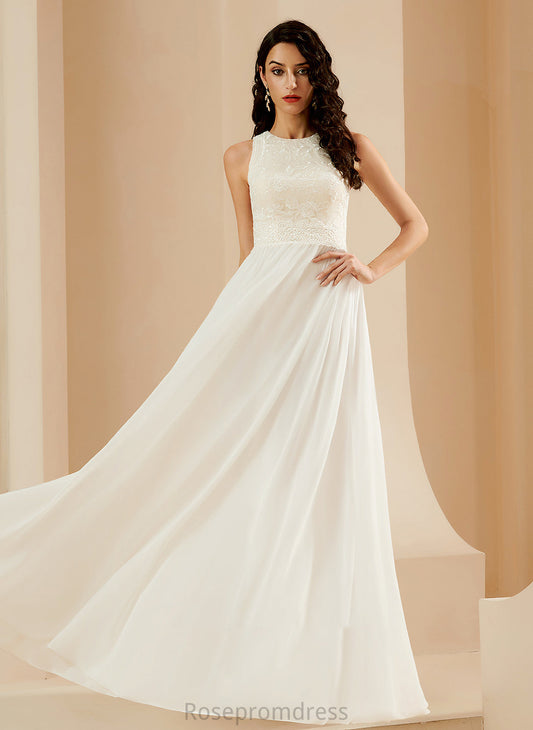 Jaelynn Wedding Dresses Train Wedding Dress Sweep With Lace A-Line Sequins