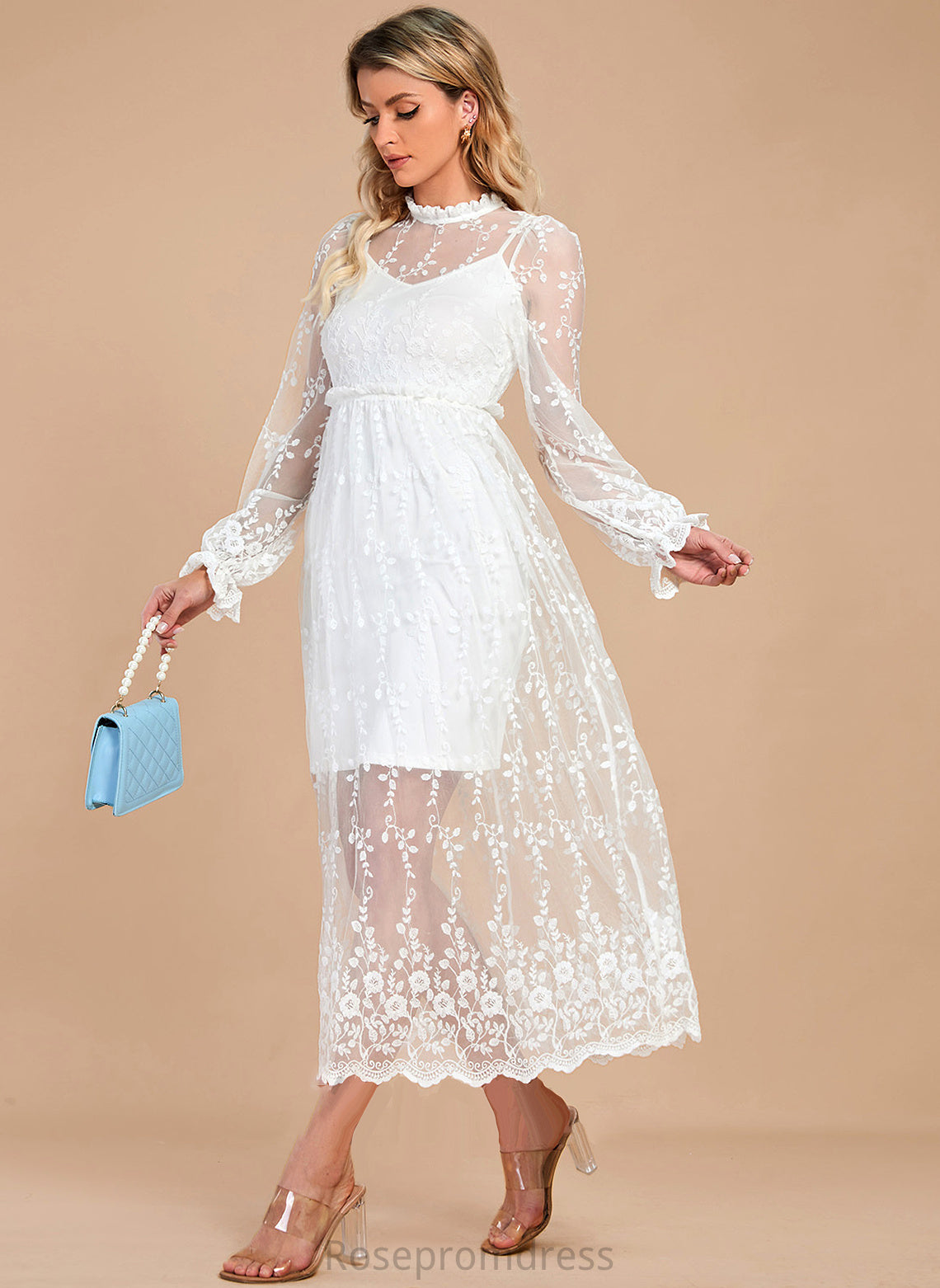 Kyra A-Line Short/Mini Dress Wedding Dresses Wedding V-neck