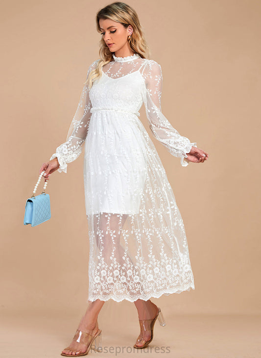Kyra A-Line Short/Mini Dress Wedding Dresses Wedding V-neck