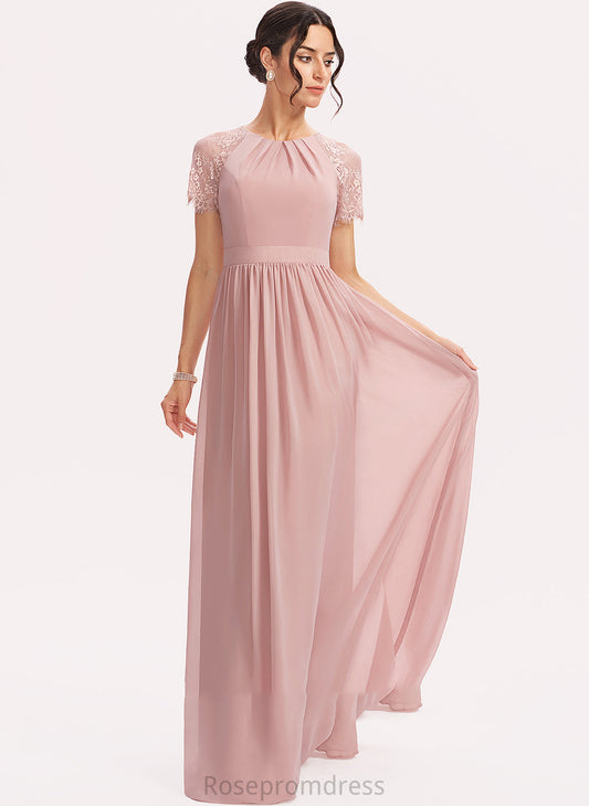 A-Line Embellishment Straps Fabric Lace Floor-Length Length Silhouette Camryn Sleeveless A-Line/Princess Floor Length Bridesmaid Dresses