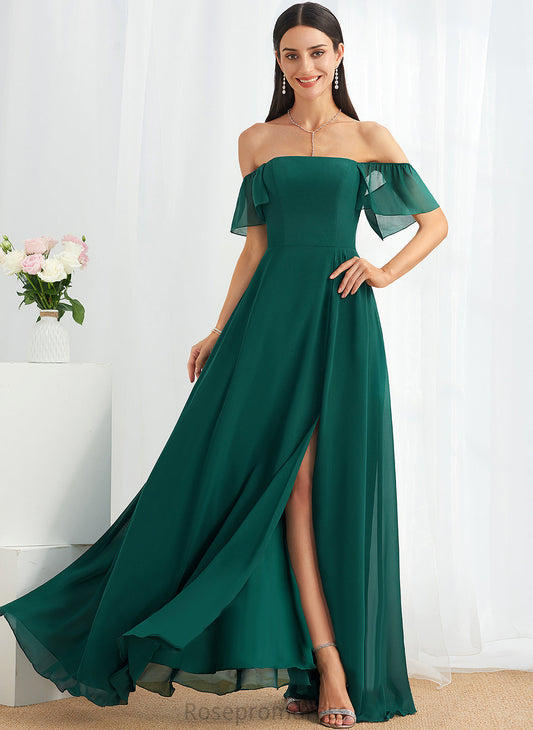 Silhouette Neckline Straps&Sleeves A-line Fabric OfftheShoulder Floor-Length Length Kimberly Floor Length Scoop Sleeveless Bridesmaid Dresses