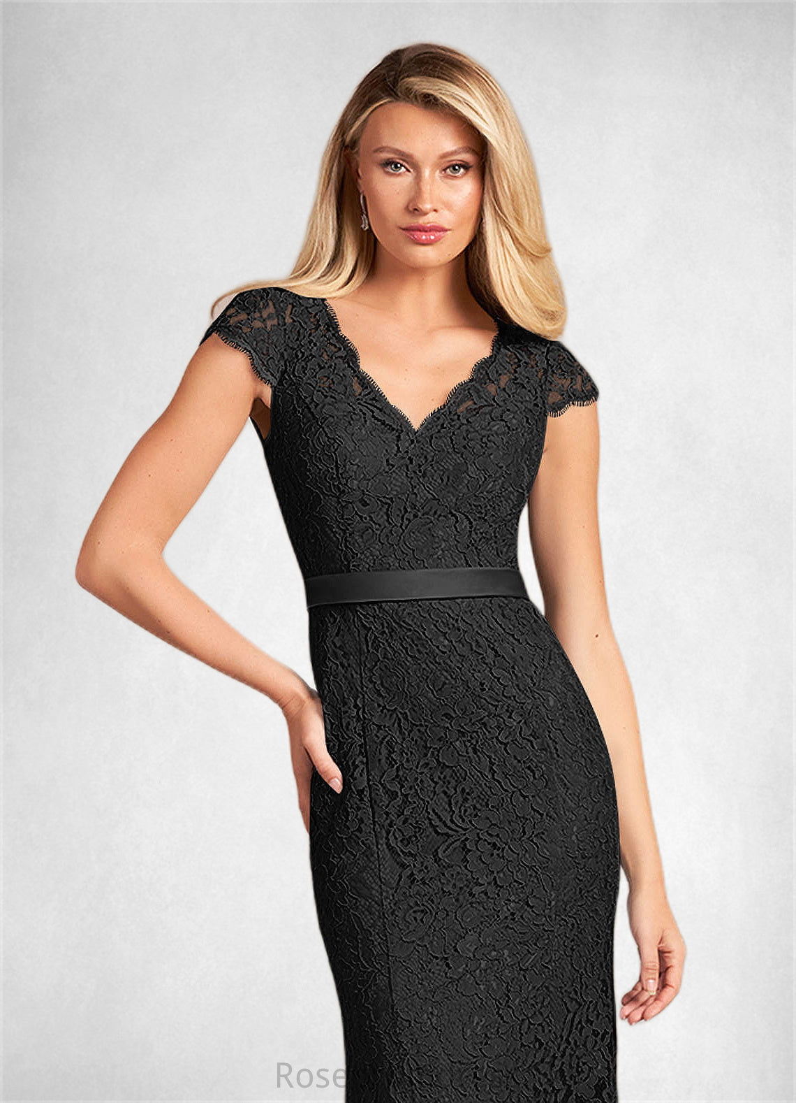 Gloria Mermaid Lace Floor-Length Dress SRSP0022658