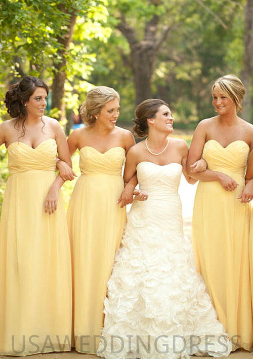 Pleated Sweetheart Floor-Length Stylish A-Line Combination Bridesmaid Dresseses Cora DSP0025531