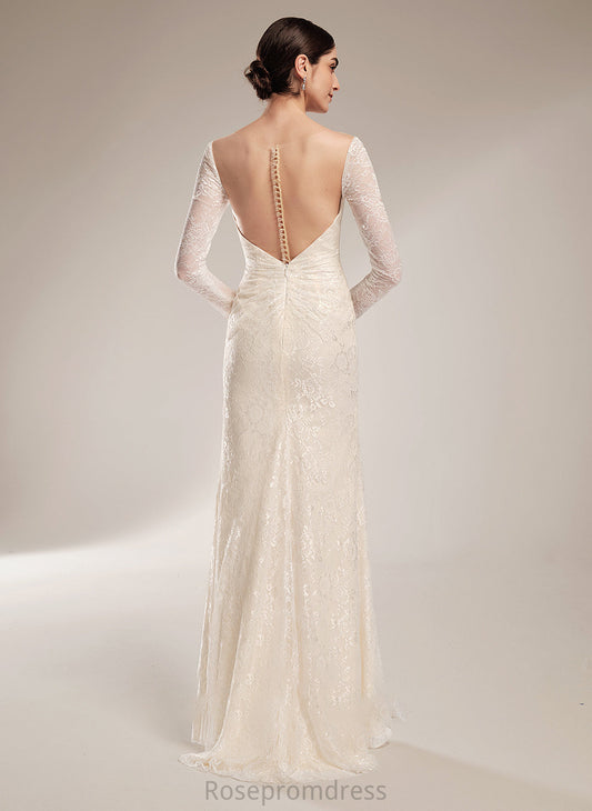 Beading Train Illusion Adalynn Wedding Dress Trumpet/Mermaid Court With Wedding Dresses