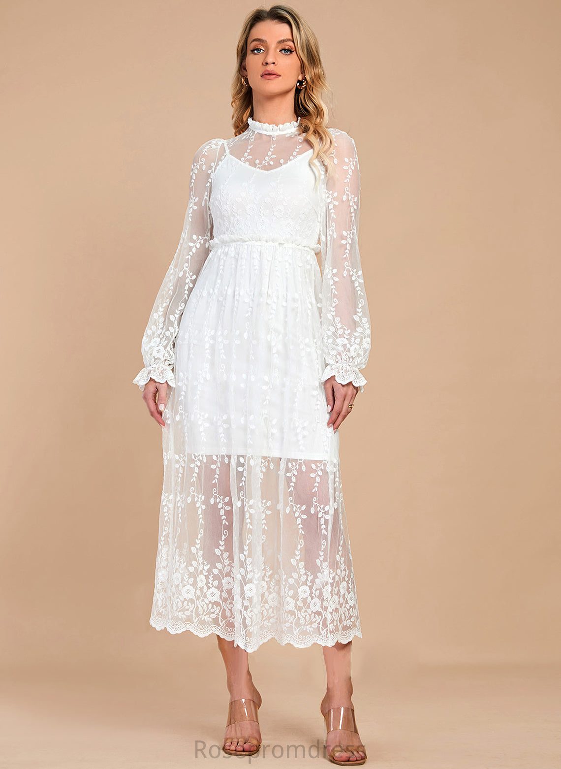 Kyra A-Line Short/Mini Dress Wedding Dresses Wedding V-neck