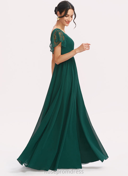 SplitFront Length V-neck A-Line Neckline Lace Floor-Length Embellishment Silhouette Fabric Dayanara One Shoulder Bridesmaid Dresses