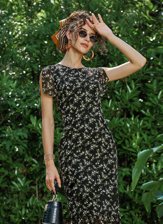 Neck Formal Dresses Round Sheath Dresses Maritza