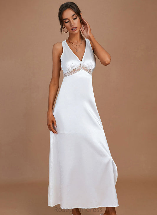 Dress V-neck Ankle-Length Isabel Wedding Wedding Dresses Sheath/Column