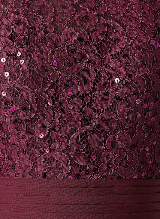 Floor-Length Fabric Embellishment Length Neckline Sequins Silhouette A-Line ScoopNeck Gwendoline Spaghetti Staps Floor Length Bridesmaid Dresses