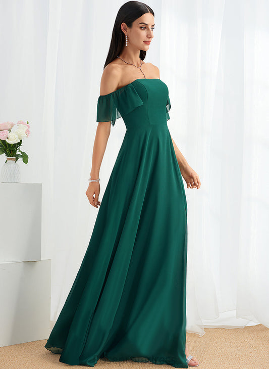 Silhouette Neckline Straps&Sleeves A-line Fabric OfftheShoulder Floor-Length Length Kimberly Floor Length Scoop Sleeveless Bridesmaid Dresses