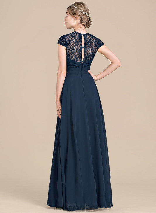 Sweetheart Embellishment Floor-Length Fabric A-Line Silhouette Ruffle Neckline Length Ginny Natural Waist A-Line/Princess Bridesmaid Dresses