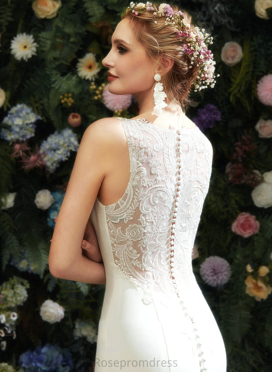 Dress Lace Chapel Rachel With Wedding Dresses V-neck Wedding Train Trumpet/Mermaid