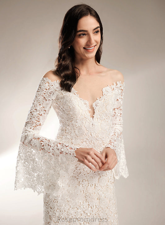 Court Train Trumpet/Mermaid Wedding Julianna Wedding Dresses Dress Illusion