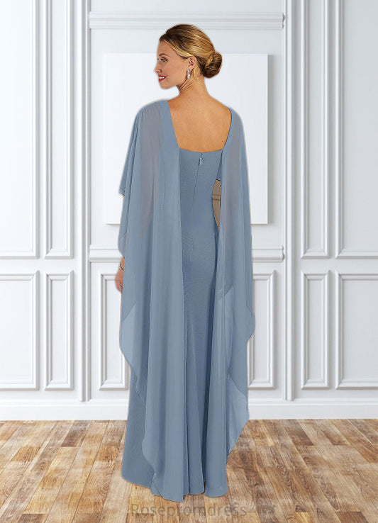 Rosa Sheath Chiffon Floor-Length Dress SRSP0019827