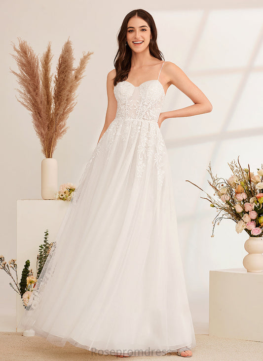 Floor-Length Dress Monserrat A-Line Front Split With Sweetheart Wedding Beading Wedding Dresses Sequins