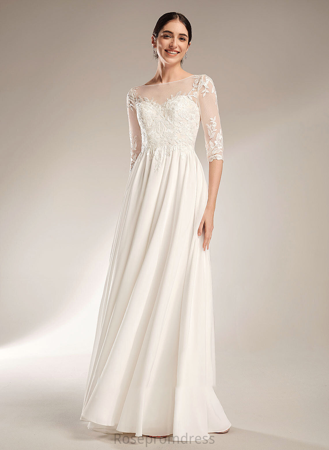 A-Line With Train Sequins Dress Chanel Wedding Dresses Illusion Sweep Wedding