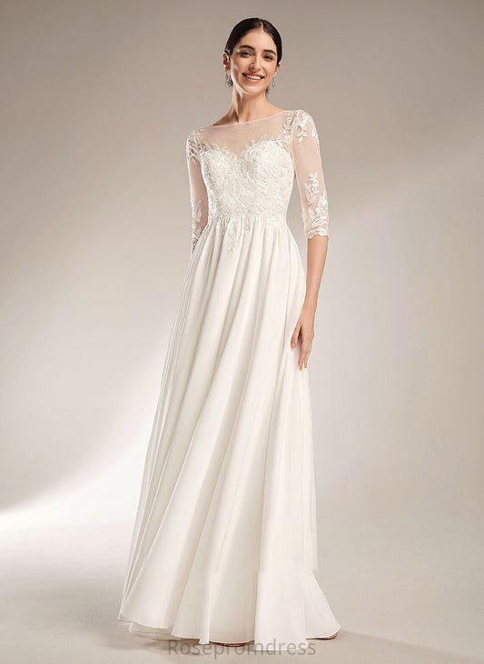 A-Line With Train Sequins Dress Chanel Wedding Dresses Illusion Sweep Wedding
