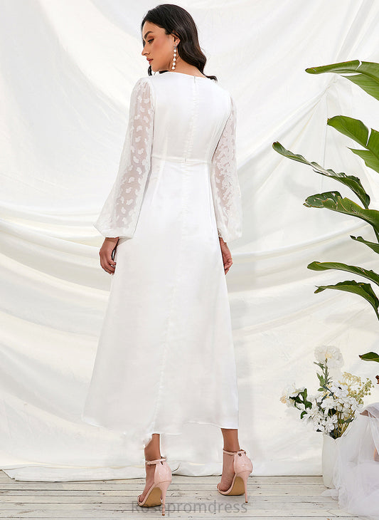 Dress Wedding Dresses A-Line Gertrude Tea-Length Wedding
