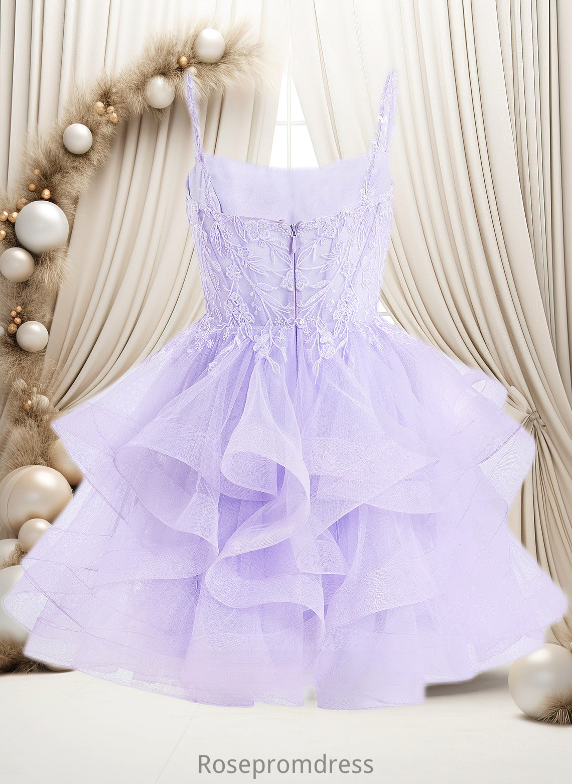 Kamora Ball-Gown/Princess Sweetheart Short Tulle Homecoming Dress DSP0025677