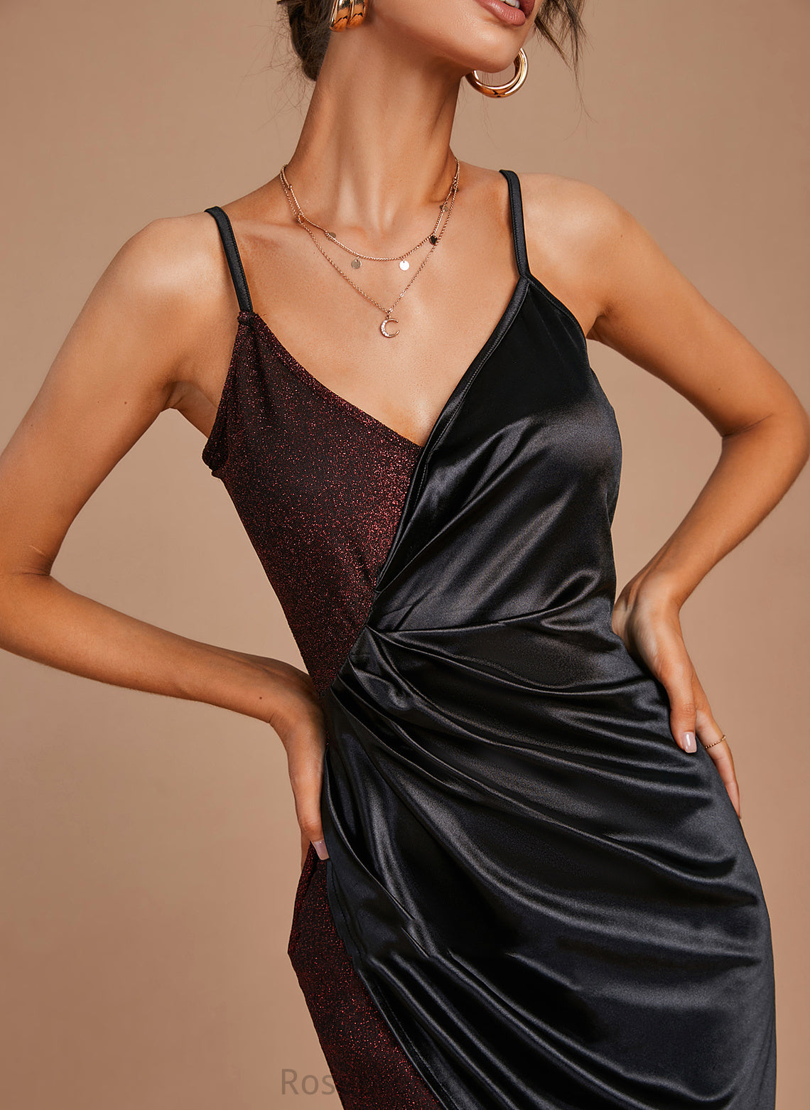 Sexy Isabell Dresses Bodycon Polyester Mini V-Neck Club Dresses Sleeveless