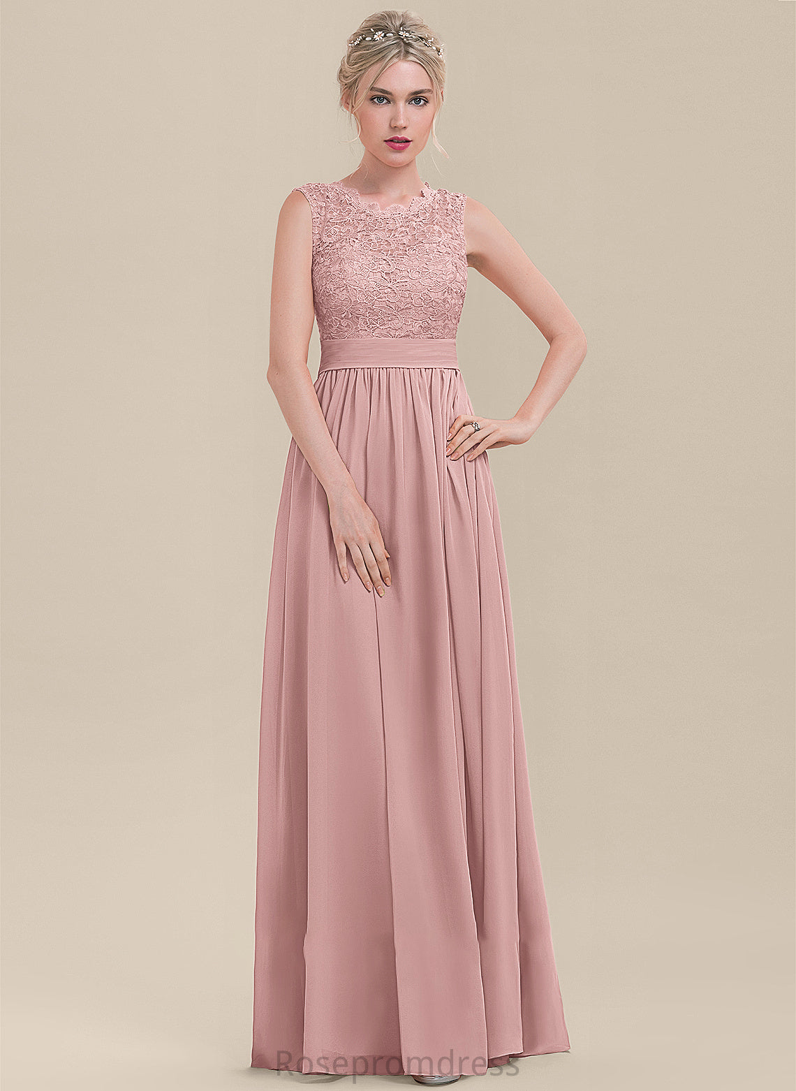 Fabric Silhouette A-Line ScoopNeck Neckline Embellishment Floor-Length Length Ruffle Alexia Scoop Sleeveless Bridesmaid Dresses