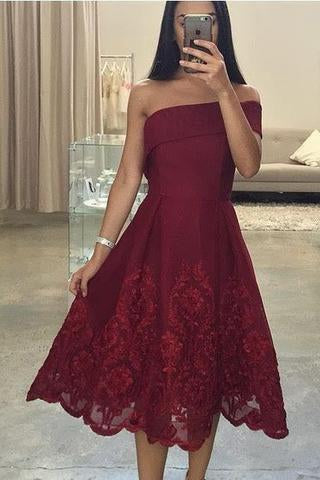 Sexy Short Asymmetric Neck One Shoulder Knee Length Formal Dress Prom Dresses RS677
