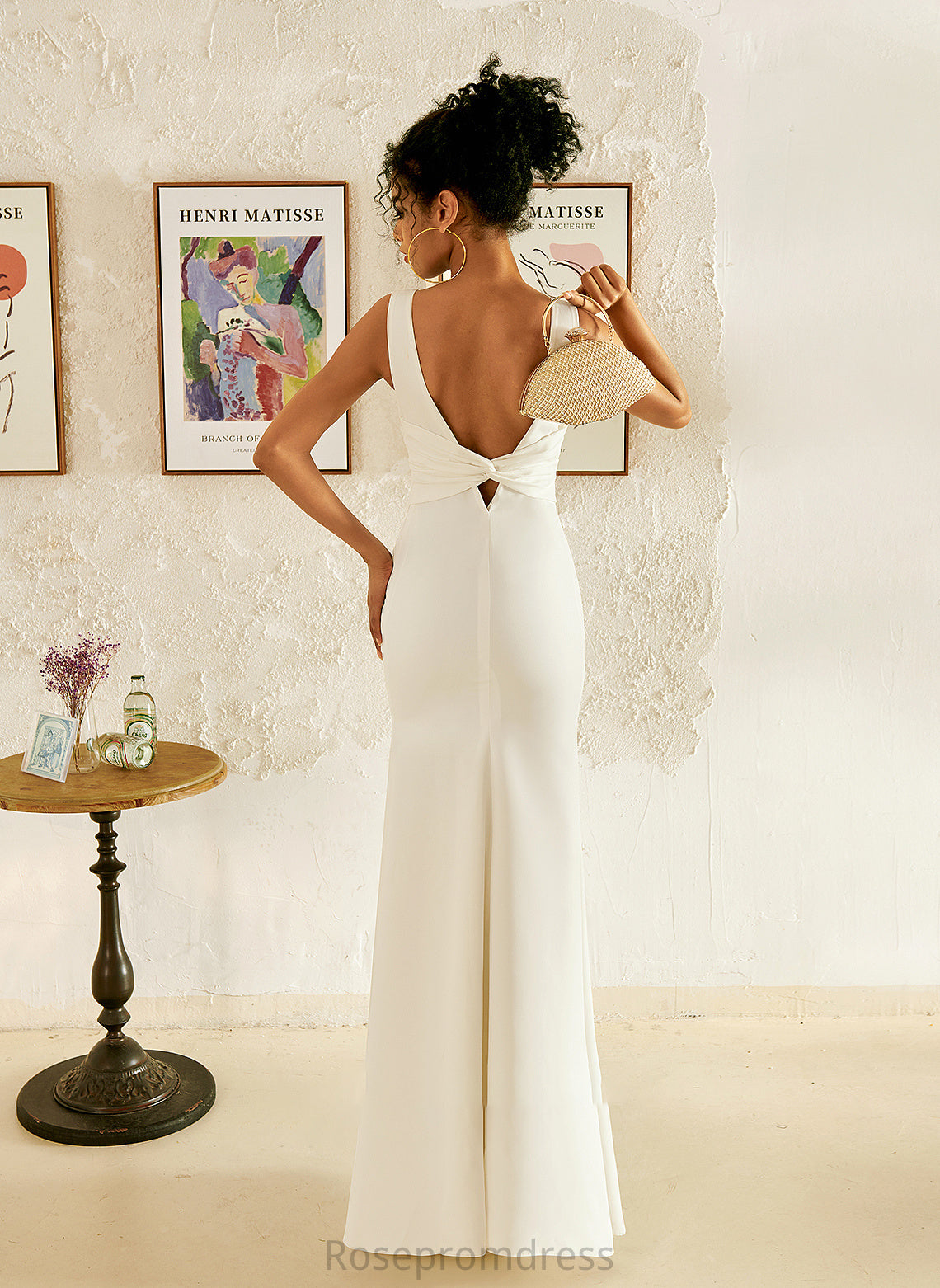 Dress Amara Wedding Wedding Dresses Neck Trumpet/Mermaid Floor-Length Scoop