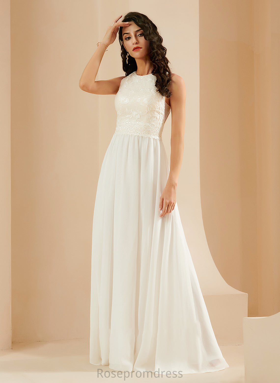 Jaelynn Wedding Dresses Train Wedding Dress Sweep With Lace A-Line Sequins