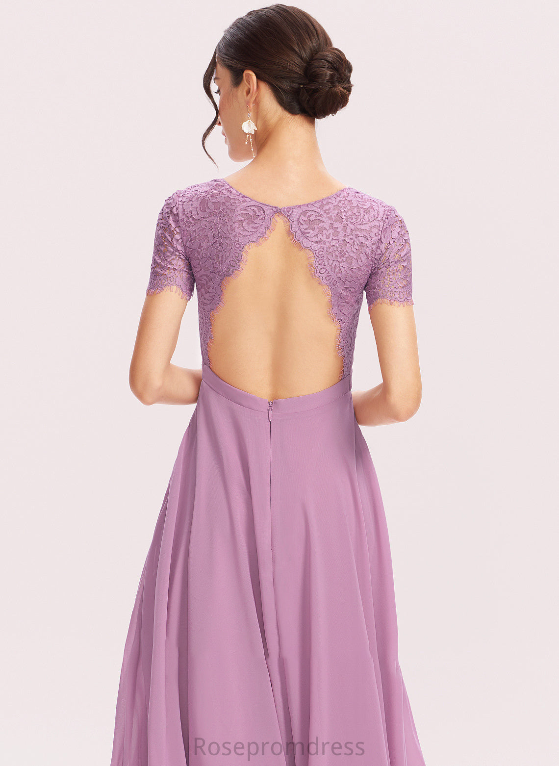 A-Line Straps Sweetheart Fabric Embellishment Neckline Silhouette Lace Baylee Natural Waist Sleeveless Floor Length Bridesmaid Dresses