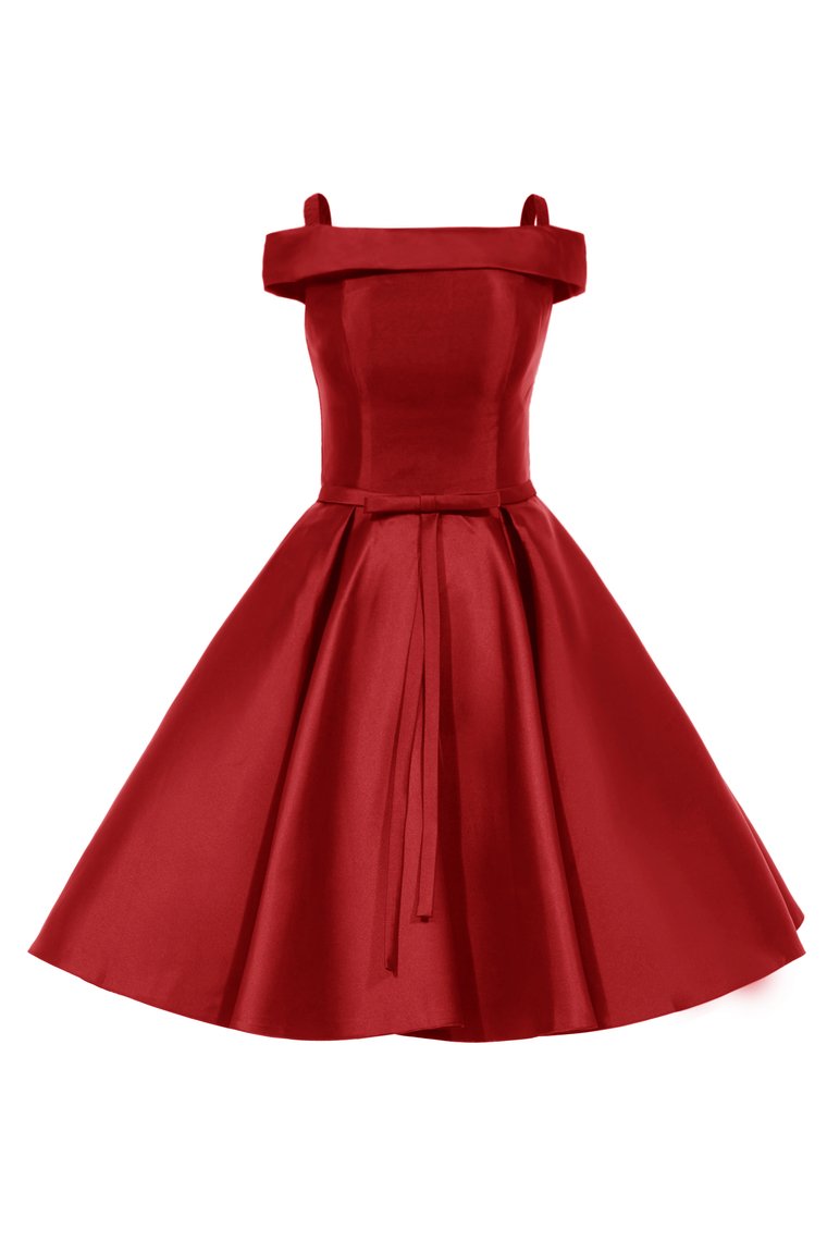 2024 Straps Cocktail Dresses A Line Satin With Sash Short/Mini