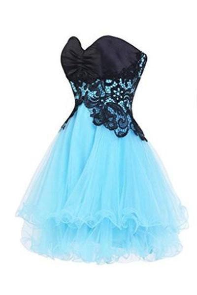 Sweetheart Bridesmaid Short Prom Homecoming Party Dresses For Juniors RS216