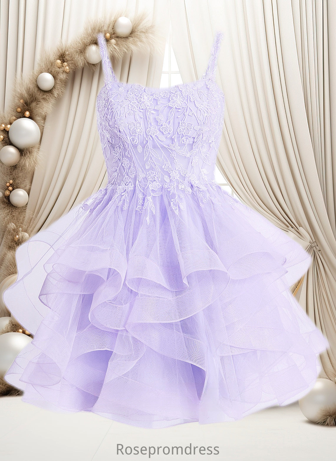Kamora Ball-Gown/Princess Sweetheart Short Tulle Homecoming Dress DSP0025677