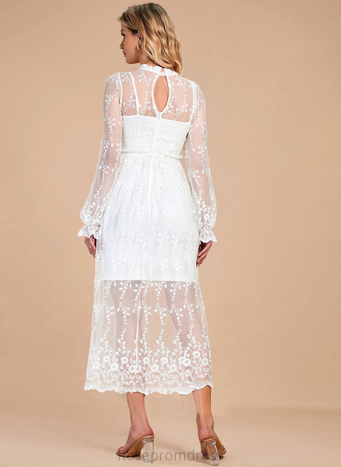Kyra A-Line Short/Mini Dress Wedding Dresses Wedding V-neck