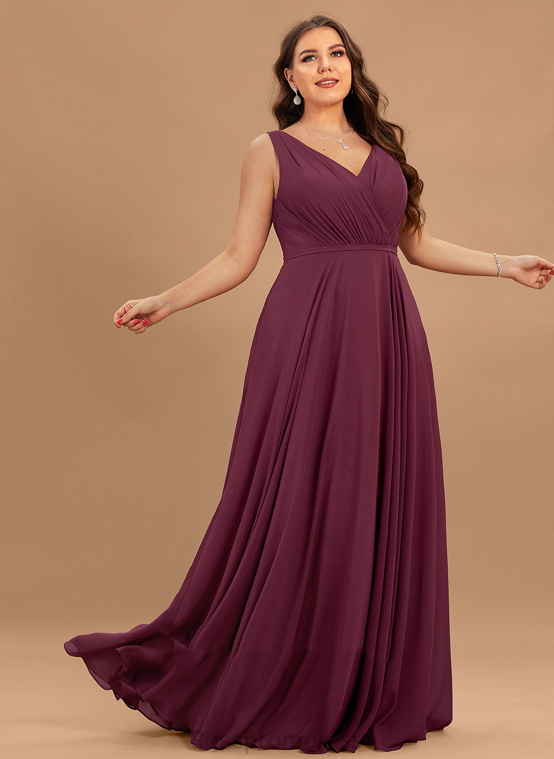Fabric V-neck A-Line Length Floor-Length Neckline Embellishment Pleated Silhouette Dixie Off The Shoulder Floor Length Bridesmaid Dresses