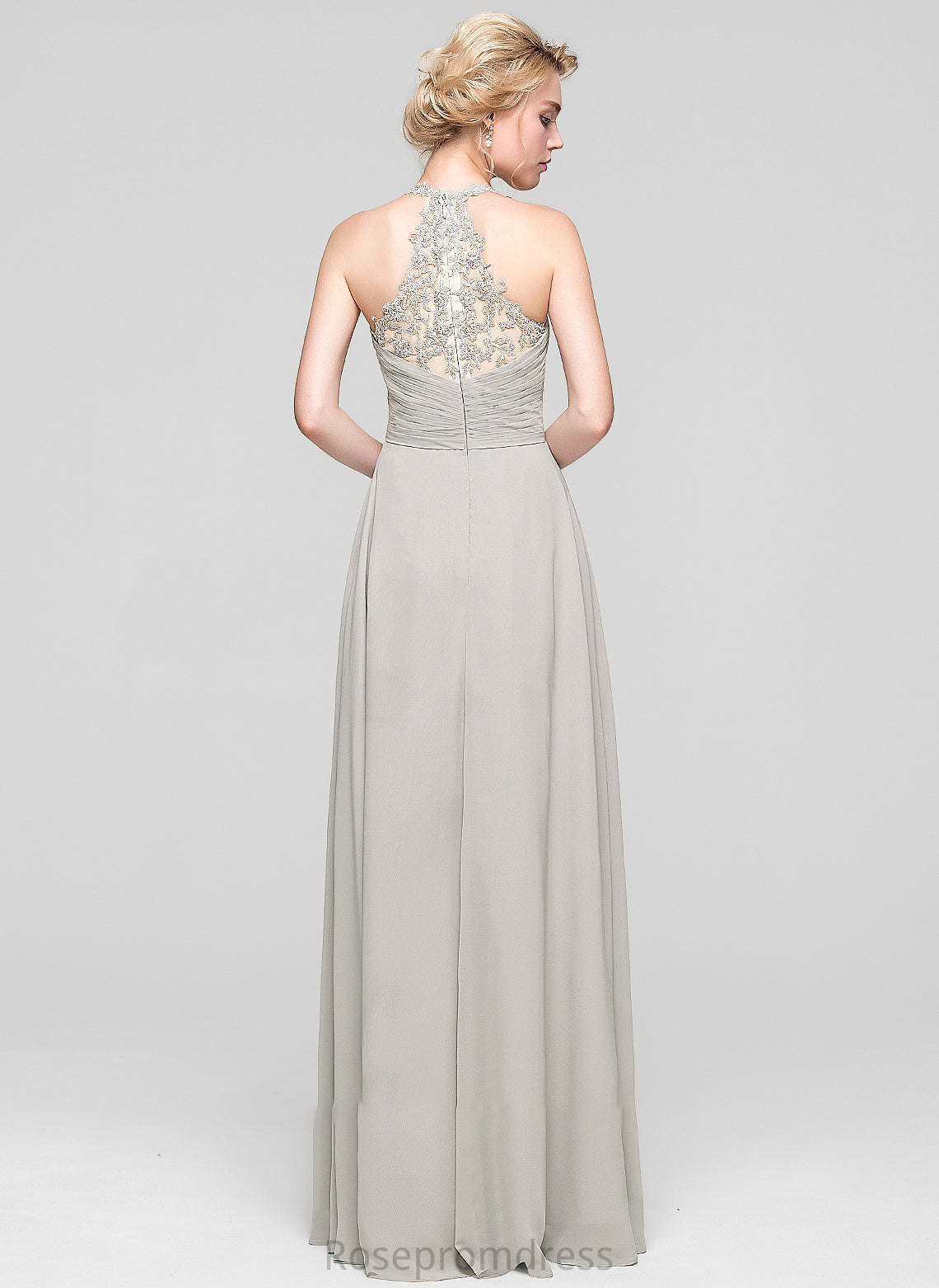 Neckline Fabric Ruffle Embellishment Floor-Length A-Line Sweetheart Silhouette Length Nola Natural Waist Floor Length Bridesmaid Dresses