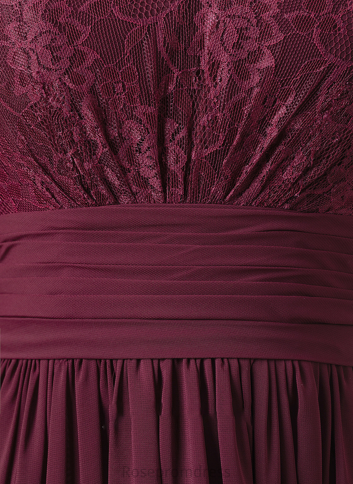 V-neck Length Neckline Silhouette Embellishment Fabric Ruffle SplitFront Floor-Length A-Line Ana A-Line/Princess Bridesmaid Dresses