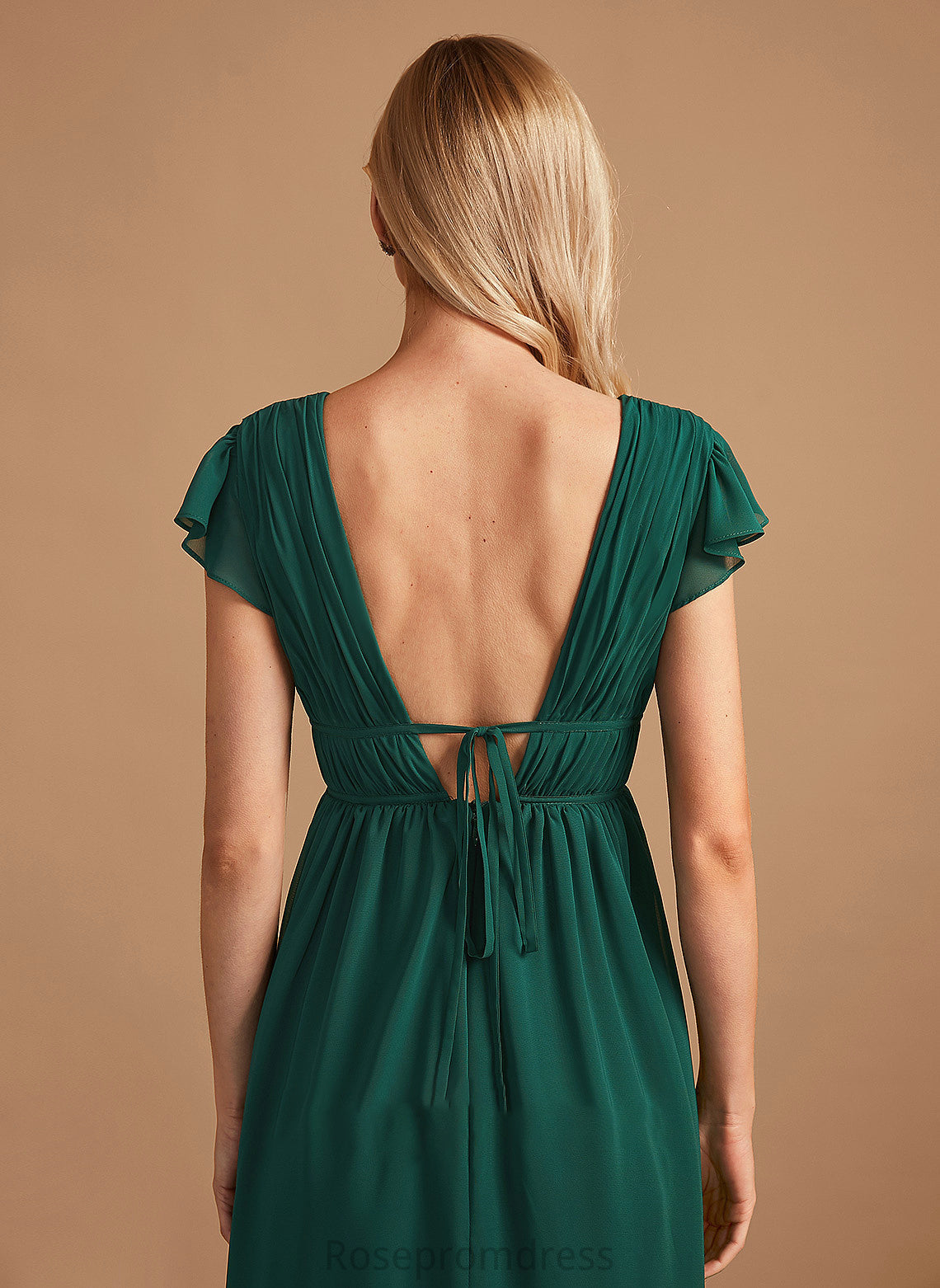 Floor-Length A-Line Neckline Embellishment V-neck SplitFront Fabric Length Silhouette Sydnee Bridesmaid Dresses