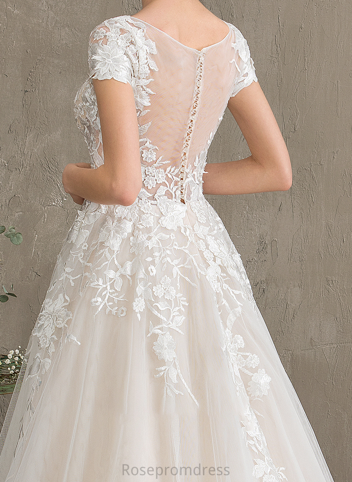 Amira Court Wedding Dresses Ball-Gown/Princess Dress Illusion Tulle Wedding Train