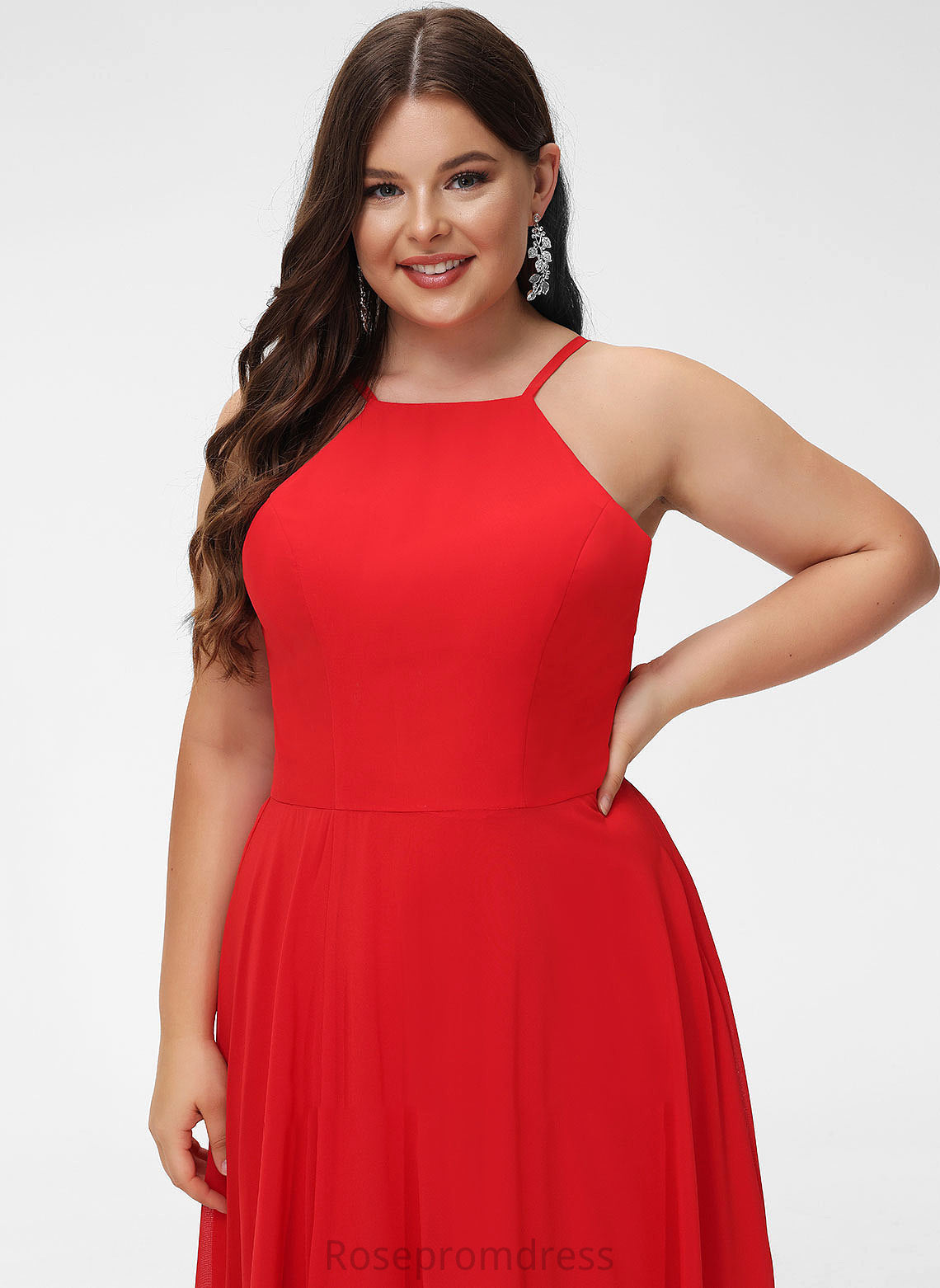 A-Line Silhouette Straps Neckline Fabric ScoopNeck Floor-Length Length Janiya Sheath/Column Floor Length Sleeveless Bridesmaid Dresses