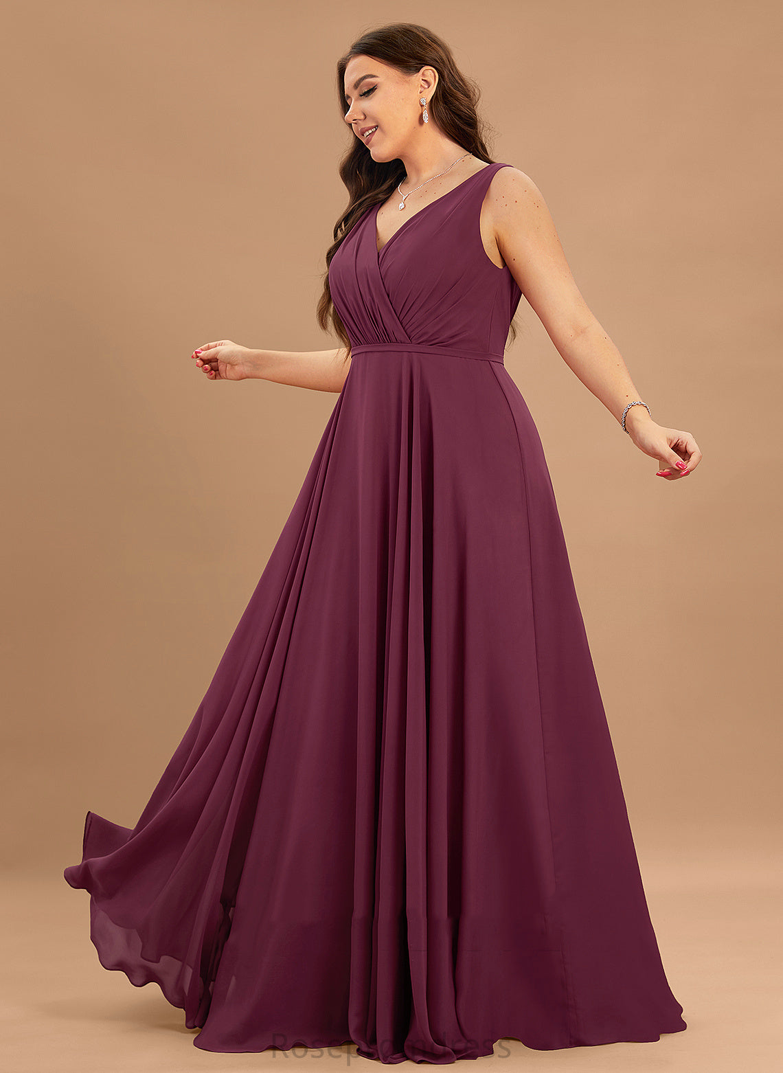 Fabric V-neck A-Line Length Floor-Length Neckline Embellishment Pleated Silhouette Dixie Off The Shoulder Floor Length Bridesmaid Dresses