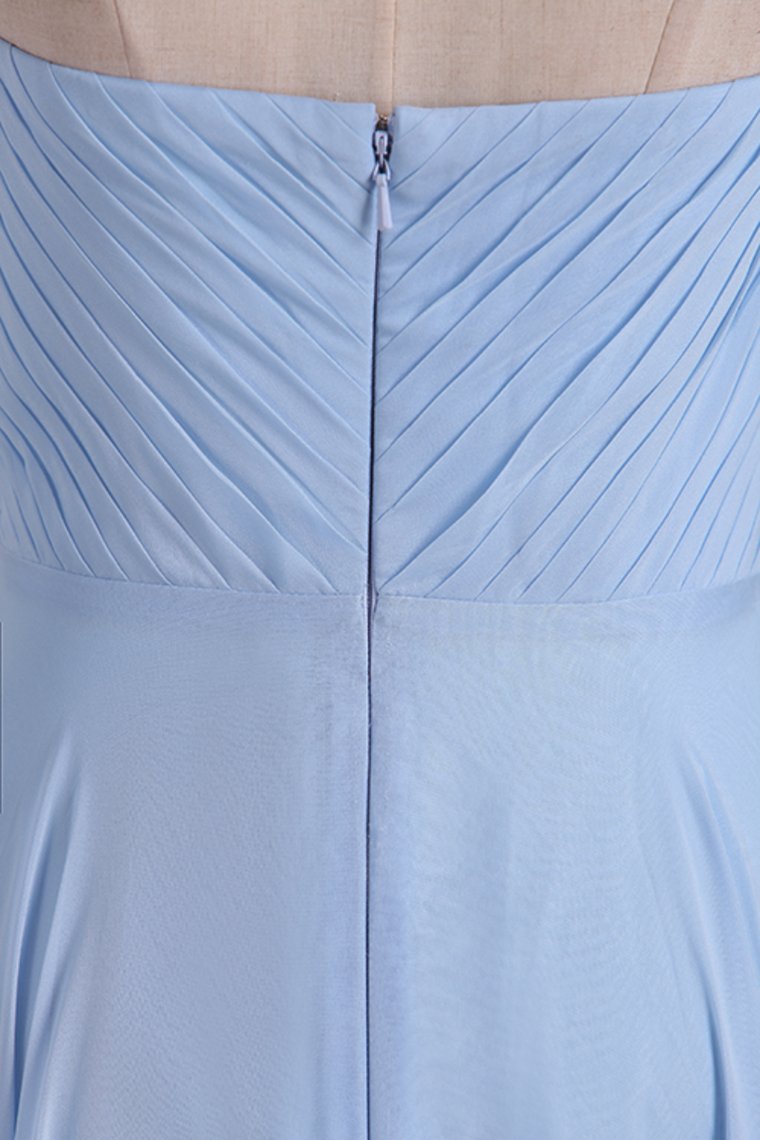 2024 Bridesmaid Dresses Sweetheart A Line Chiffon With Ruffles Floor Length