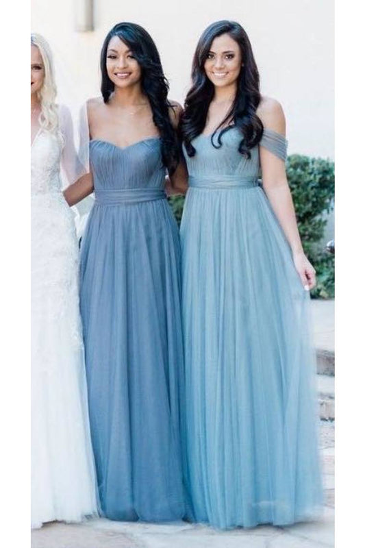 Bridesmaid Dresses/Prom Dresses A-Line Sweetheart Off The Shoulder Floor-Length SRSP8TNT3E5
